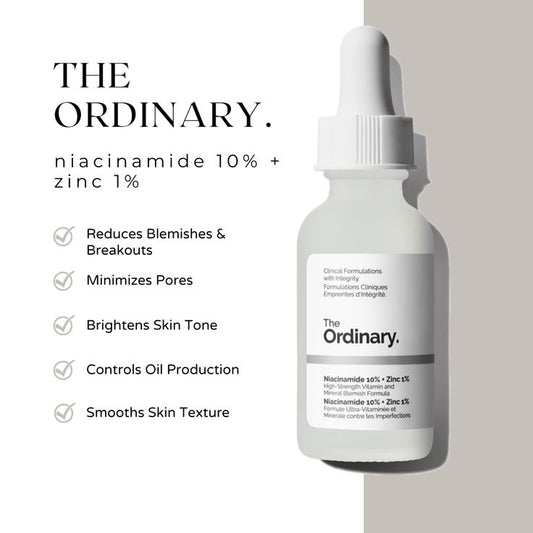 The Ordinary Niacinamide 10% + zinc 1%