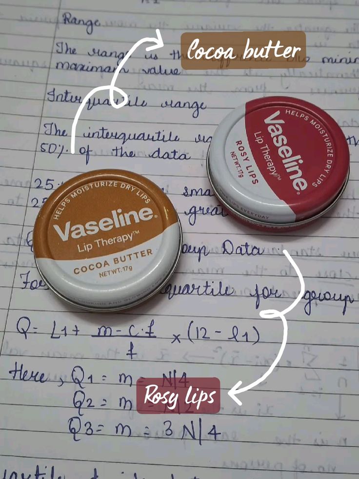 Vaseline Lip Balms